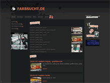 Tablet Screenshot of farbsucht.de
